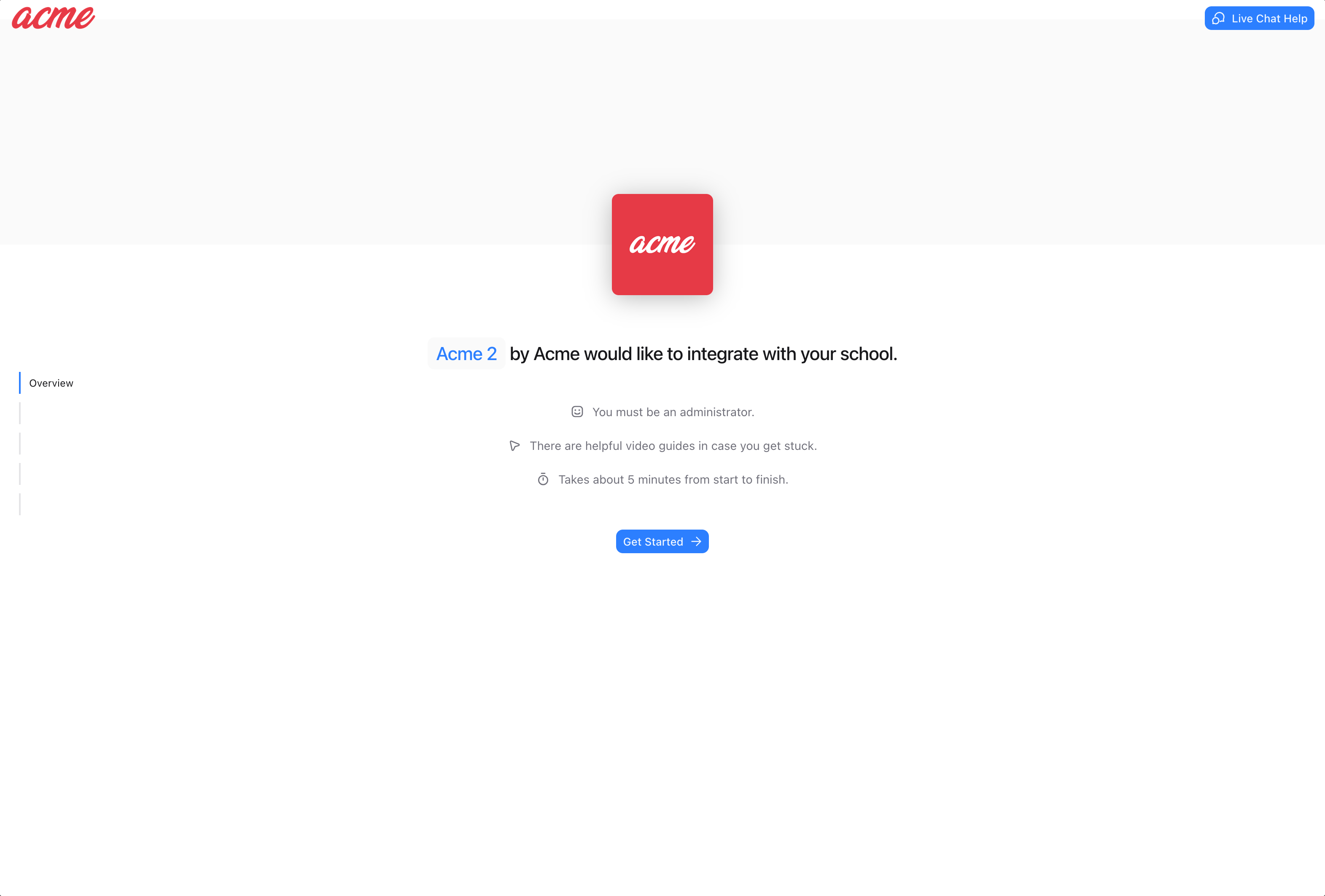 Onboarding Start
